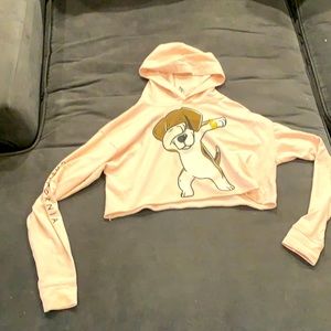 Custom made cropped sweatshirt from San Francisco